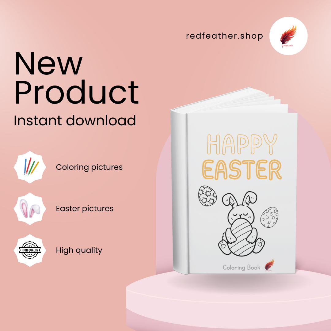 Easter in Color - 30 Drawings to Create Happiness
