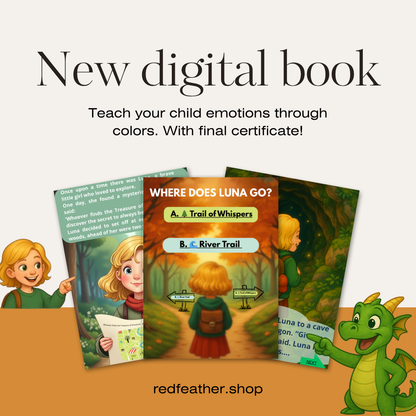 Luna and the emotions - Learn to recognize joy, sadness and more through colors!