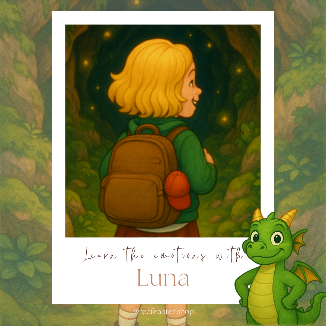 Luna and the emotions - Learn to recognize joy, sadness and more through colors!