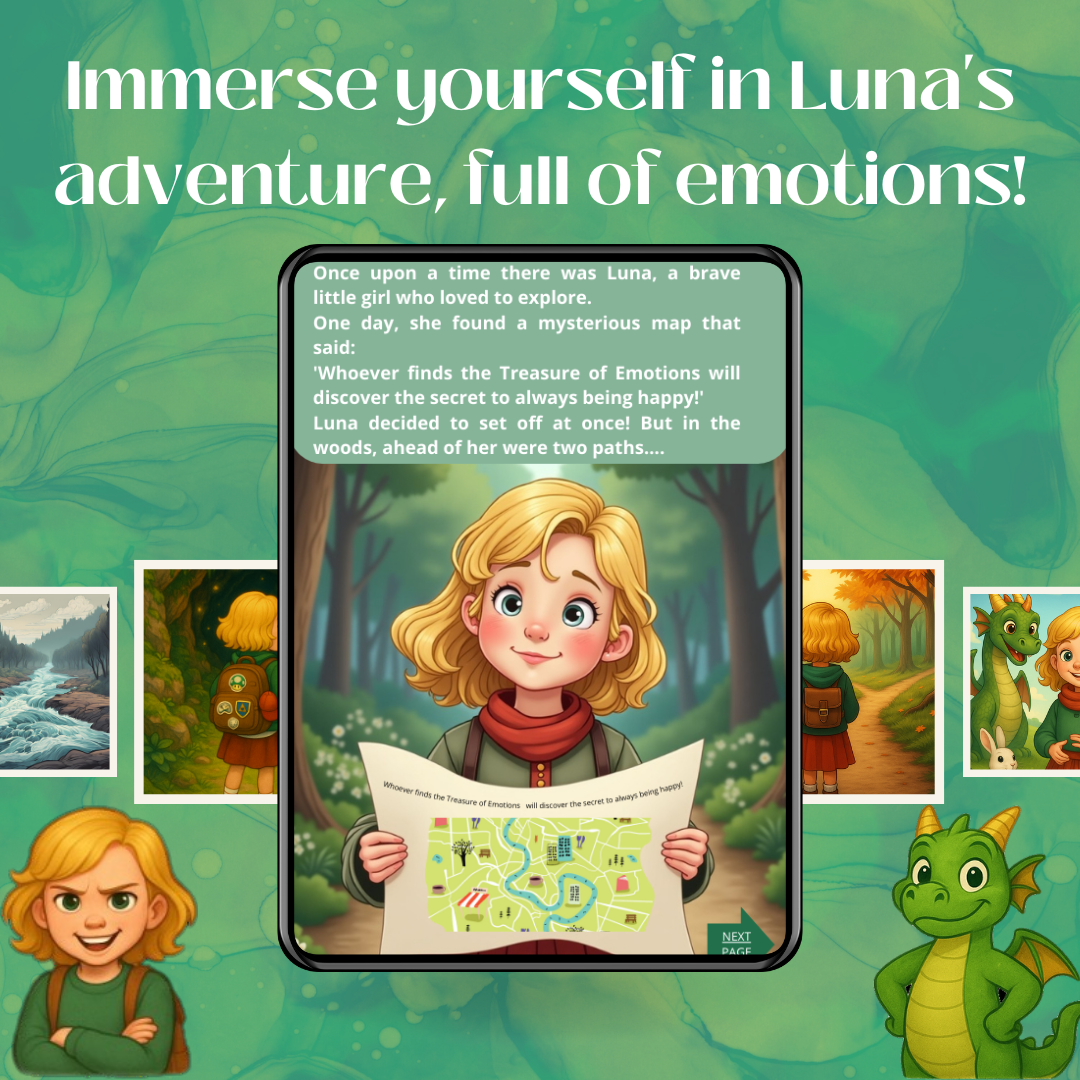Luna and the emotions - Learn to recognize joy, sadness and more through colors!