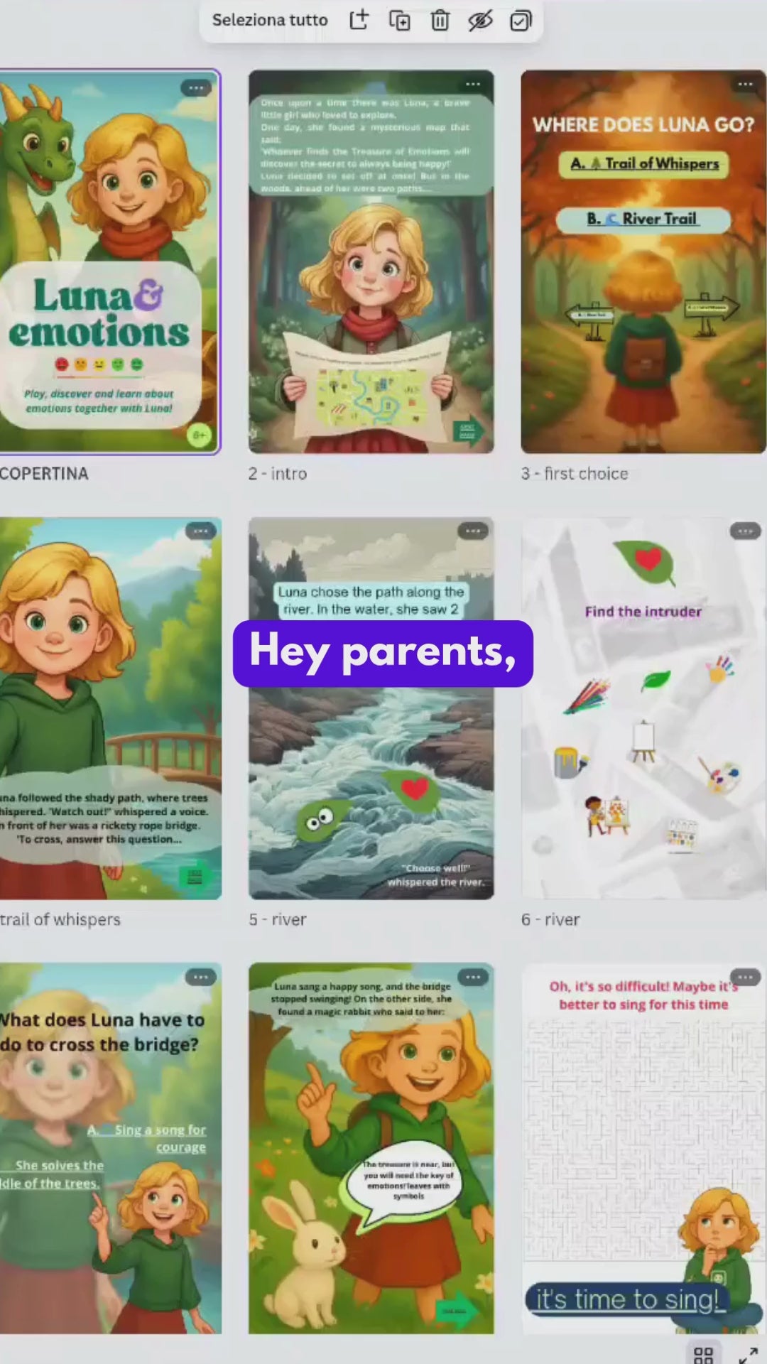 Luna and the emotions - Learn to recognize joy, sadness and more through colors!